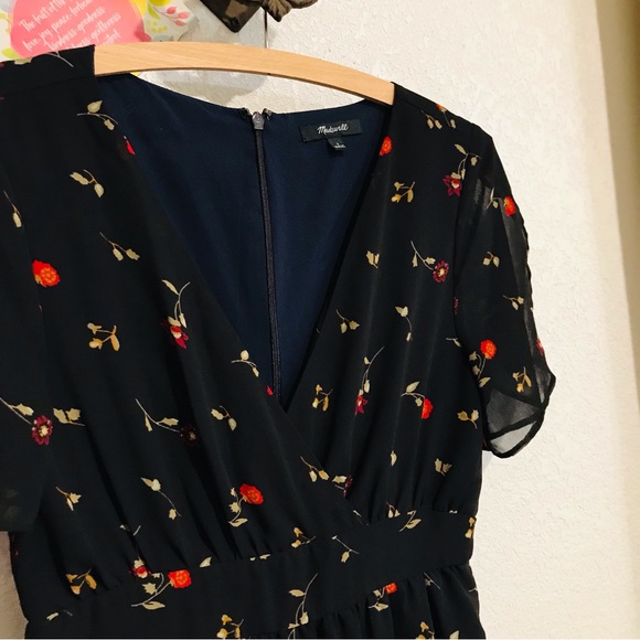 Madewell Tulip-Sleeve Maxi Dress in Sweet Blossoms Sz 2 - Picture 11 of 15